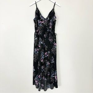 Meghan Los Angeles Floral Faux Wrap Dress